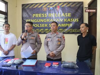 Pencuri Komponen Panel TL di Jalan Karang Tembok Surabaya Diamankan Polsek Semampir 