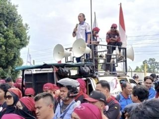 Adanya PHK Sepihak, Ratusan Massa Buruh FSPMI Batam akan Unjuk Rasa ke PT Caterpillar Indonesia Batam