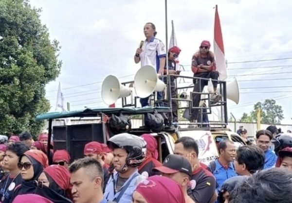 Adanya PHK Sepihak, Ratusan Massa Buruh FSPMI Batam akan Unjuk Rasa ke PT Caterpillar Indonesia Batam
