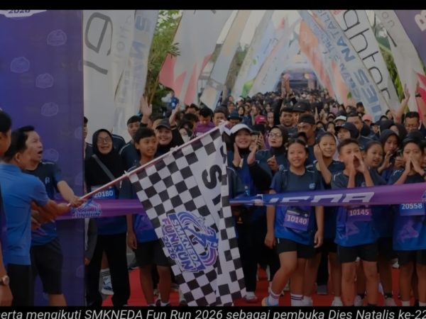 Ribuan Peserta Ramaikan SMKNEDA Fun Run 2026, Tandai Dimulainya Dies Natalis ke-22 SMKN 2 Trenggalek