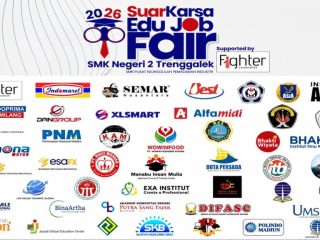 SuarKarsa Edu Job Fair 2026 Jadi Jembatan Lulusan SMKN 2 Trenggalek Menuju Dunia Kerja