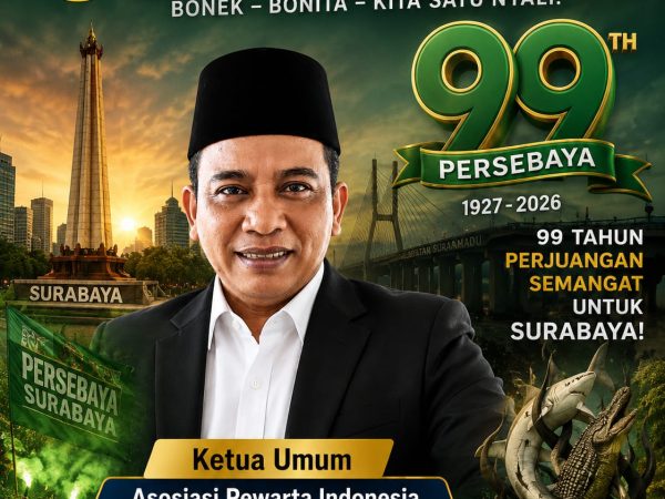 Ketua Umum API Ucapkan Selamat HUT Ke‑99 Persebaya