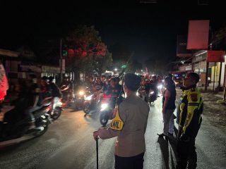 Ratusan Personel Polres Kediri, Kodim 0809 Kediri, Pemkab Kediri, dan Pamter, Kawal Pengesahan Warga Baru PSHT di Sempu