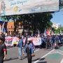 Pengamanan Ketat Diterapkan, Ratusan Mahasiswa Gelar Aksi Unjuk Rasa di Depan Grahadi Surabaya 