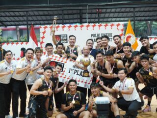 Tim Basket Polda Jatim Juara 1 Kapolri Cup 2026