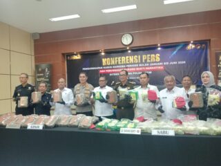 Sebesar 33,346 Kg sabu dan 39 Kg ganja Diungkap Ditresnarkoba Polda Jatim Periode 2026