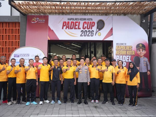 Turnamen Kapolres Kediri Kota Padel Cup 2026 Resmi Dibuka, Jadi Ajang Silaturahmi dan Prestasi