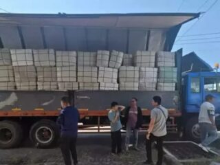 Diduga Tempat Penyimpanan Ganja Jaringan Internasional di Cerme Gresik Dibongkar BNN RI