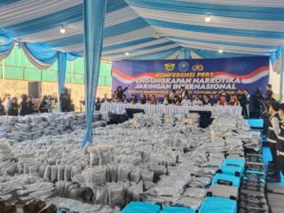 3,37 Ton Ganja Asal Thailand di  Sita BNN, Diduga Akan Diolah Jadi Liquid Vape