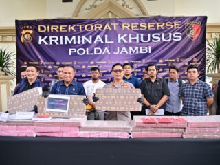 Pembobolan Bank Jambi Rp144,82 Miliar, Tiga Tersangka Diamankan Ditreskrimsus Polda Jambi