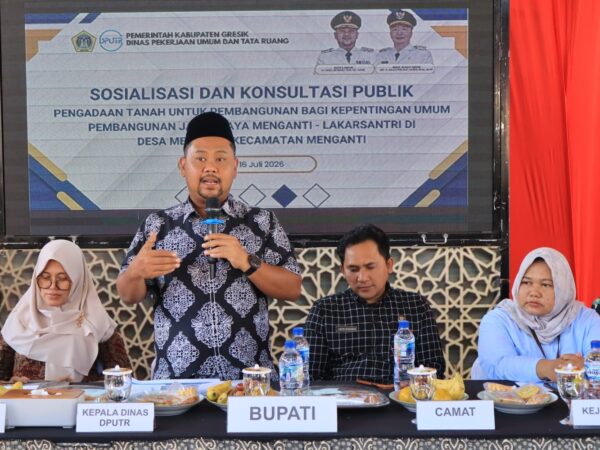 Bupati Yani Matangkan Pelebaran Jalan Menganti-Lakarsantri, Libatkan Warga dalam Tahap Pengadaan Tanah
