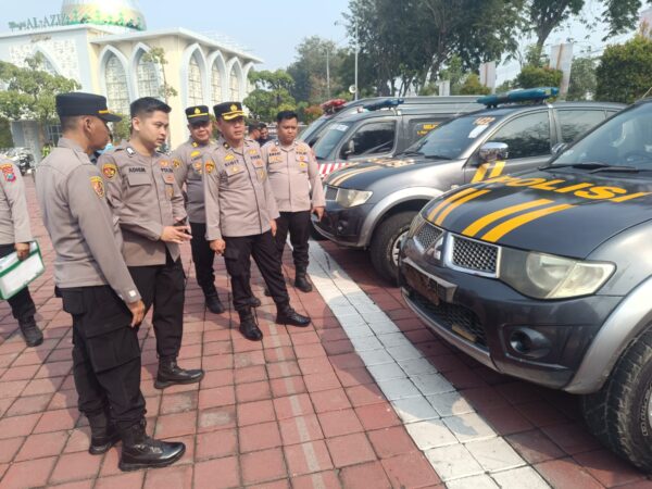 Jamin Pelayanan Tetap Optimal, Polres Gresik Jalani Pemeriksaan Kendaraan Operasional dan Alsus