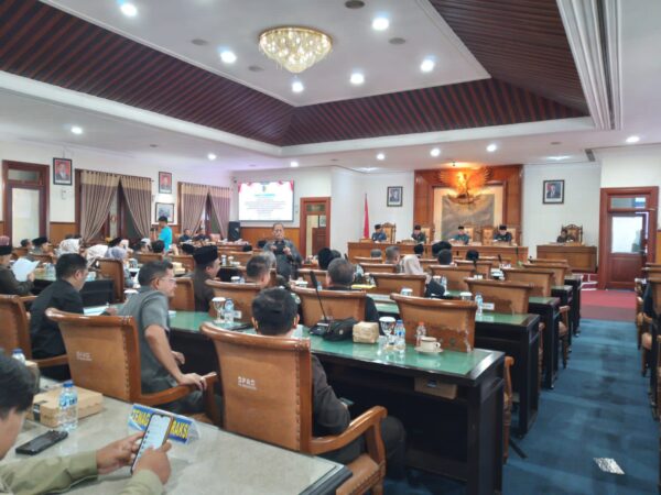 DPRD Gelar Rapat Paripurna Bahas Penetapan 9 Raperda, KUA-PPAS 2027, dan Perubahan KUA-PPAS 2026