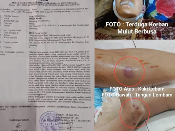 Jadi Sorotan Publik, Penanganan Perkara Kematian Nisarofatin Warga Senduro Lumajang di Nilai Lamban 