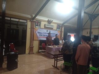 Sosialisasi dan Penyampaian Tata Tertib Pengisian BPD Tahun 2026 di Desa Wonokromo Berlangsung Tertib dan Kondusif