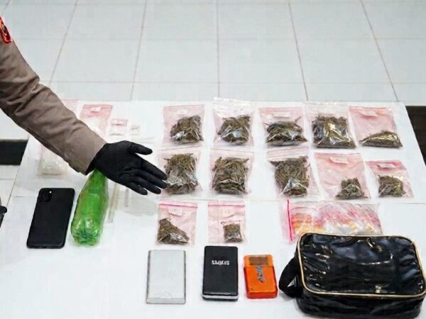 Tersangka Pengedar Narkoba di Kepanjen, Sita Sabu 96 Gram dan Ganja 131 Gram Diamankan Polres Malang 