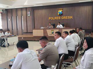 Lat Pra Ops Tumpas Narkoba Semeru 2026, Polres Gresik Kerahkan 103 Personel Berantas Peredaran Narkoba