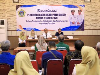 Sosialisasi Perda Nomor 7 Tahun 2026, Pemkab Gresik Perkuat Komitmen Wujudkan Pelayanan Publik Inklusif