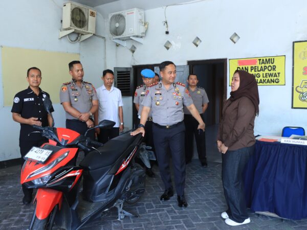 Polsek Cerme Ungkap Kasus Curanmor di Parkiran Minimarket, Korban Senang Motornya Kembali
