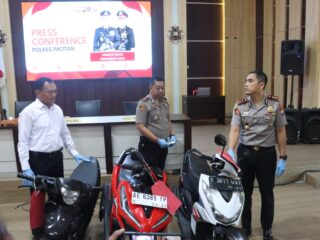 Polres Pacitan Amankan Tersangka Pencuri Emas Senilai Rp.350 Juta Milik Lansia