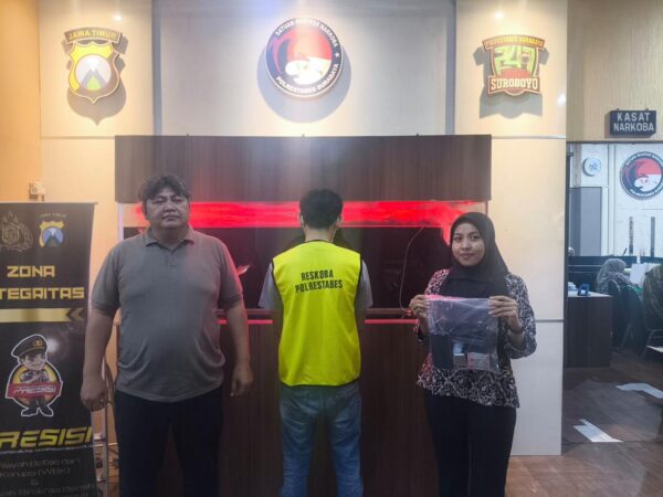 Polrestabes Surabaya Buru Bandar Pemasok, Residivis Kembali Edarkan Sabu 