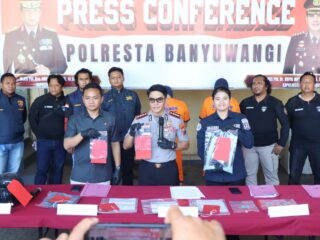 Polresta Banyuwangi Ungkap Pencurian Pecah Kaca Mobil, Dua Tersangka Pernah Beraksi di Malaysia