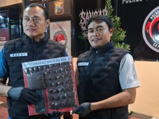 Bongkar Peredaran Tembakau Sintetis, 148,7 Gram Disita Polres Tanjung Perak 