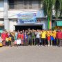 Sambut HUT ke-81 TNI, Yonif 15 Libas Marinir dan Koramil Bersihkan Pasar Songoyudan