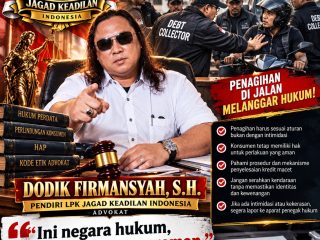 LPK JKI Buka Suara soal Debt Collector Jalanan, Dodik Firmansyah, S.H.: Konsumen Jangan Takut Hadapi Penagihan di Jalan