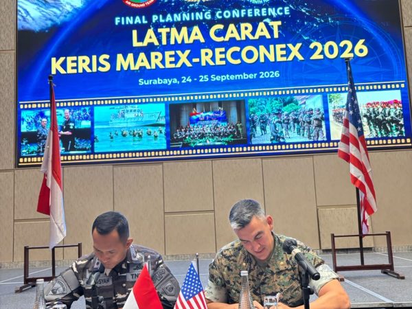 Danyonif 15 Marinir tanda tangani perjanjian latihan bersama pada Final Planning Conference Latma Keris MAREX 2026 Bersama USMC