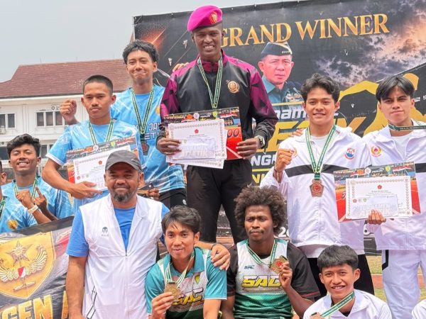 Prajurit Yonif 15 Brigif 2 Marinir Praka Mar Rofiq Bahari Sabet Medali Emas Piala Panglima Cup 2026