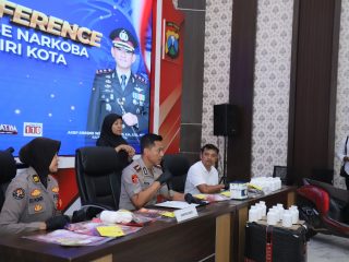 Polres Kediri Kota Ungkap 19 Kasus Narkoba, 21 Tersangka Diamankan dan 642 Gram Sabu Disita