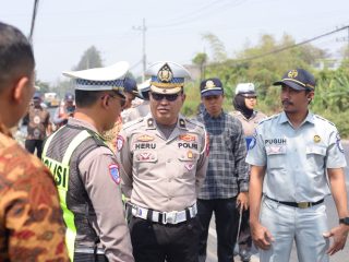 Polres Gresik Gandeng Tim Ahli Kaji Jalur Blackspot di Driyorejo