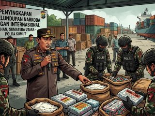 Kapolri Bongkar Modus Penyelundupan 1,16 Ton ketamin hidroklorida (HCl) di Asahan