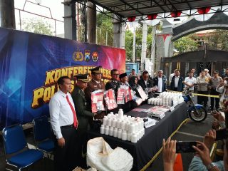 Polres Tulungagung Ungkap 71 Kasus Narkoba, Sita 219 Ribu Pil Dobel L dan Hampir 1 Kg Sabu
